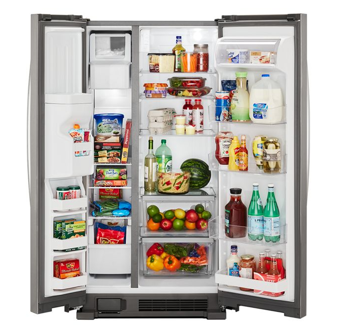 Refrigerador 22 pies duplex de acero inoxidable modelo WD2620S marca Whirlpool