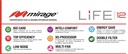 Minisplit Life 12 de 2 Ton en 220V F/C marca Mirage SETCLC261E