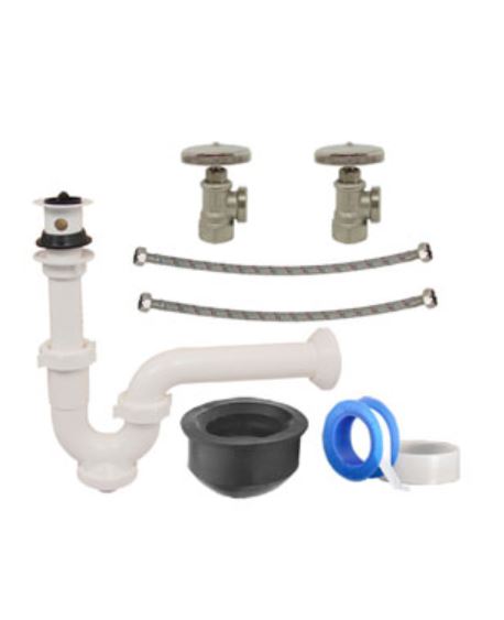 Kit de instalación para mezcladora de lavabo marca Rugo código KITL1