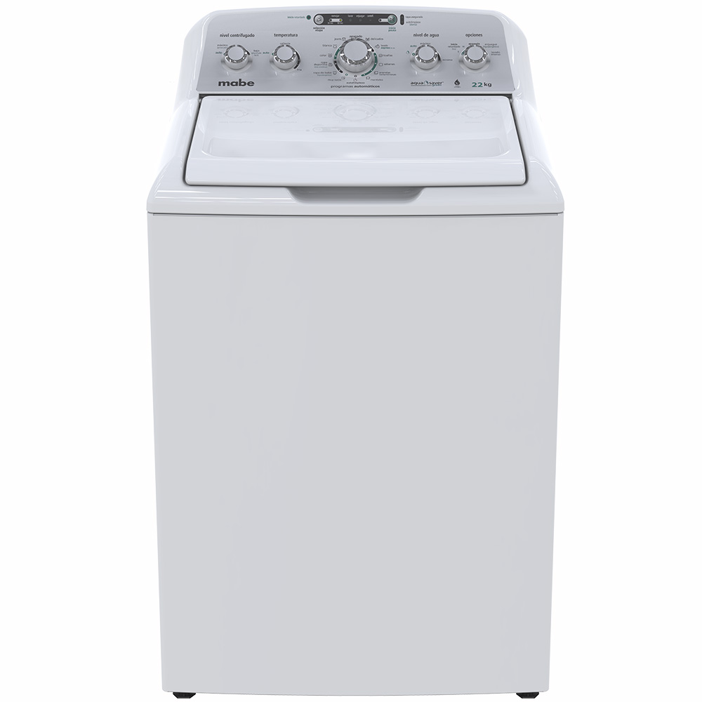 Lavadora 22 kg blanca modelo LMH72205SBAB0 marca Mabe