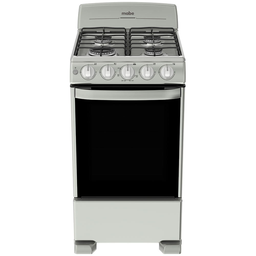 Estufa al color silver 4 quemadores modelo EM5041BAIS marca Mabe