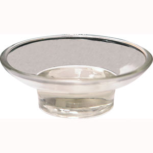 [RI48] Jabonera de vidrio p/accesorio emp. marca Rugo código RI48