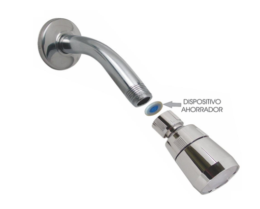 [44IBE] Regadera ecológica Italia con brazo marca Rugo código 44IBE