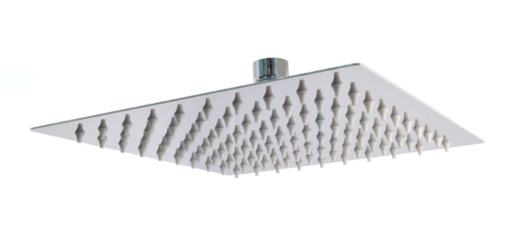 [44DCC] Regadera delgada cuadrada de acero inoxidable 10x10 acabado cromo marca Rugo código 44DCC