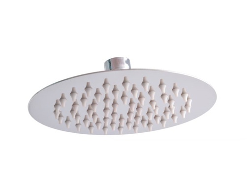 [44DRB] Regadera delgada redonda medida 8x8 acabado cromo marca Rugo código 44DRB