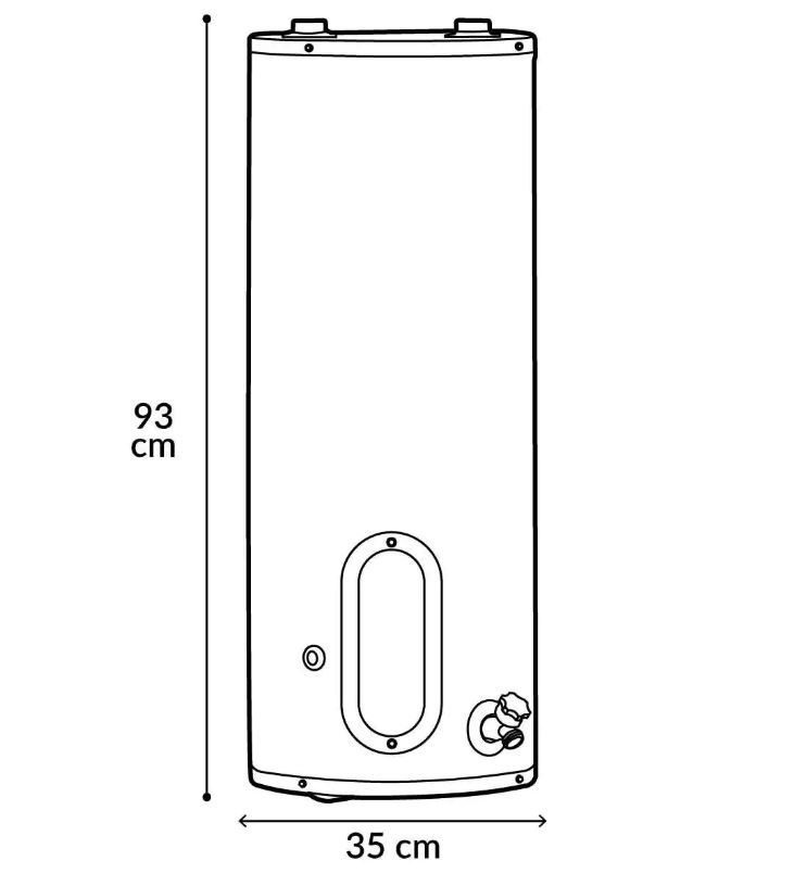 Calentador deposito electrico modelo CIE-15 en 110V marca CINSA