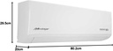 Minisplit Magnum 22 de 1 Ton en 110V F/C marca Mirage SETCMC120V