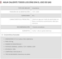 Calentador de agua deposito eléctrico modelo CIE-10 en 220V marca Cinsa código 50302070050