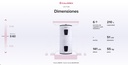 Calentador de agua deposito electrico VATTIUM E-60 en 220V de 210 lts marca Calorex 3270010