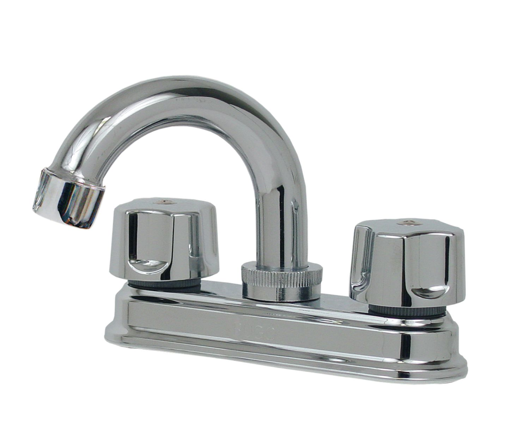 Mezcladora para lavabo 4" acabado cromo marca Rugo código 24T