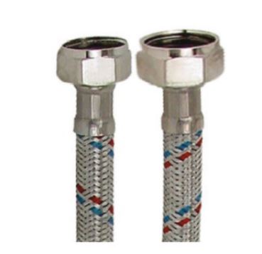 Manguera flexible para wc marca Rugo código 67ME 13X22X35
