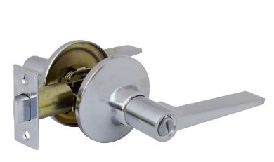 Cerradura de manija modelo Fresno tubular para Baño acabado Acero Inox. marca Phillips código MX89117