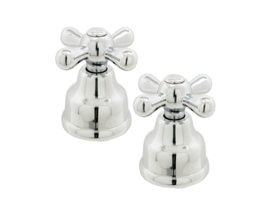 Juego de manerales para regadera sin chapetón marca Rugo código MCCE