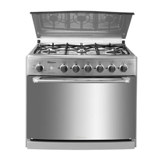 Estufa de empotre acero inoxidable 6 quemadores modelo LUCERNA EE-101GF marca Koblenz