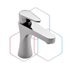 [MO8-DC-01] Monomando Deco para lavabo sin contra acabado cromo marca Proyecta Código MO8-DC-01