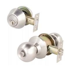 [MX5335] Cerradura Combo gama cilindrica llave/boton + cerrojo llave-llave modelo 5335 marca Phillips