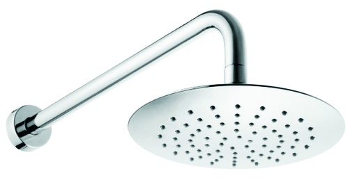 [2095B] Regadera de plato redonda de 20cm con brazo y chapetón VERMONT marca URREA código 2095B