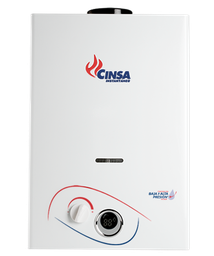 [50302070011] Calentador de agua instantaneo CIN-06 B de 6 lts/min en LP (no funciona con llaves monomando) marca CINSA código 50302070011
