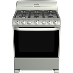 [EM7641BAIS0] Estufa al piso 30 pulgadas en color silver 6 quemadores modelo EM7641BAIS0 marca Mabe