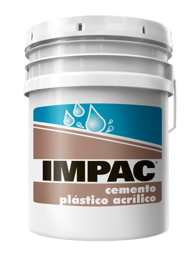 [VCIIMCPBL1] Impac cemento plástico blanco, sellador de grietas acrílico en pasta, cubeta 19 lts. marca impac código VCIIMCPBL1