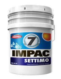[VCIIMSMBL1N] Impac settimo, impermeabilizante acrílico fibratado 7 años blanco cubeta 19 lts. marca impac código VCIIMSMBL1N