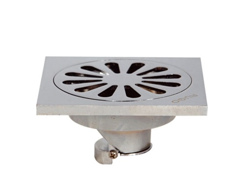 [46AF] Resumidero cuadrado anticucarachas de 4x4" marca Rugo código 46AF