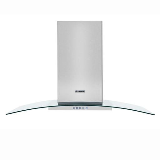 [IO9014CP3] Campana de pared 90 cm de acero inoxidable vidrio curvo modelo IO9014CP3 marca IO Mabe