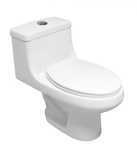 [Sanitario Sienna Blanco] Sanitario one piece alargado color blanco modelo Sienna marca Cato